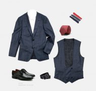窗式格纹西服定制西服 | 绅士优雅风范