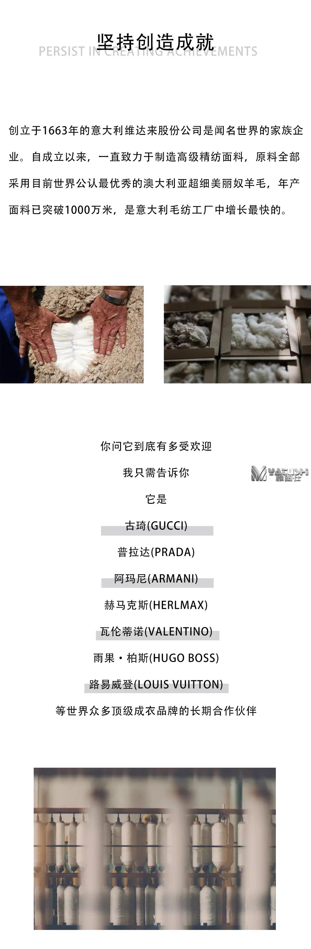 VBC面料西服量身定制